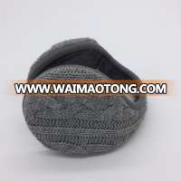 The winter warm male Plush ear earmuffs cover after wearing the ear bag folding knitting antifreeze earmuffs