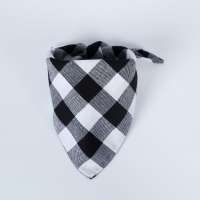 custom plaid pet birthday bandana collar for dogs