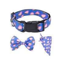 hot selling a set of 3 pcs dog pet collar bandana and bowtie set